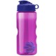 Finger Grip Shaker Tritan™ Transparent Bottle, 22oz. - Flip Top Lid
