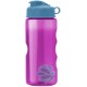 Finger Grip Shaker Tritan™ Transparent Bottle, 22oz. - Flip Top Lid