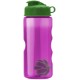 Finger Grip Shaker Tritan™ Transparent Bottle, 22oz. - Flip Top Lid