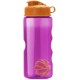 Finger Grip Shaker Tritan™ Transparent Bottle, 22oz. - Flip Top Lid