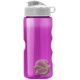 Finger Grip Shaker Tritan™ Transparent Bottle, 22oz. - Flip Top Lid