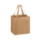 Heavy Duty Non-Woven Grocery Tote Bag w/ Poly Board Insert