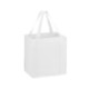 Heavy Duty Non-Woven Grocery Tote Bag w/ Poly Board Insert