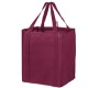 Wine and Grocery Combo Non-Woven Tote Bag with Poly Board Insert