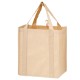 Wine and Grocery Combo Non-Woven Tote Bag with Poly Board Insert