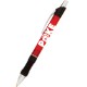 Stylex Click-Action Translucent Ballpoint Pen w/ Textured Grip