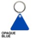 Triangle Soft Vinyl Key Tag