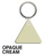 Triangle Soft Vinyl Key Tag