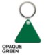 Triangle Soft Vinyl Key Tag