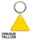 Triangle Soft Vinyl Key Tag