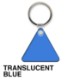Triangle Soft Vinyl Key Tag