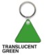 Triangle Soft Vinyl Key Tag