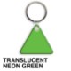 Triangle Soft Vinyl Key Tag