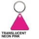 Triangle Soft Vinyl Key Tag