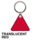 Triangle Soft Vinyl Key Tag