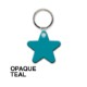 Star Soft Vinyl Key Tag