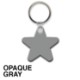 Star Soft Vinyl Key Tag