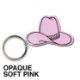 Cowboy Hat Soft Vinyl Key Tag