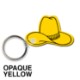 Cowboy Hat Soft Vinyl Key Tag