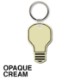 Light Bulb Soft Vinyl Key Tag