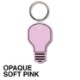 Light Bulb Soft Vinyl Key Tag