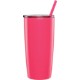 Omega Double Walled Tumbler w/ Straw, 20oz.