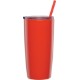 Omega Double Walled Tumbler w/ Straw, 20oz.