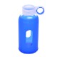 Glass Water Bottle w/ Silicone Grip, 12oz.