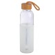 Eden Spa Glass Bottle w/ Bamboo Lid, 16oz.