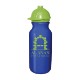 Safety Helmet Sport Bottle w/ Push 'n Pull Cap, 20oz.