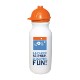 Safety Helmet Sport Bottle w/ Push 'n Pull Cap, 20oz., Full Color Imprint