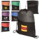 Tonal Non-Woven Drawstring Backpack