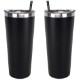 Kick Stainless Steel Tumbler w/ Straw, 22oz.