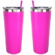 Kick Stainless Steel Tumbler w/ Straw, 22oz.