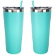 Kick Stainless Steel Tumbler w/ Straw, 22oz.
