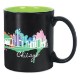 Classic Matte Two-Tone Black Mug, 11oz.