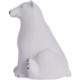 Sitting Polar Bear Stress Reliever