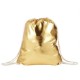 Metallic Drawstring Backpack