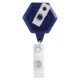 Jumbo Hexagon Retractable Badge Reel, Bull Dog Clip