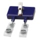 Jumbo Dual Strap Retractable Badge Reel, Alligator Clip