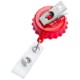 Bottle Cap Retractable Badge Reel, Bull Dog Clip