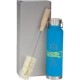 Thor Copper Vacuum Insulated Bottle & Bottle Brush Gift Set, 22oz.