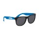 Youth Sized Vibrant Trim Rubberized Sunglasses
