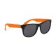 Youth Sized Vibrant Trim Rubberized Sunglasses