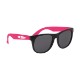 Youth Sized Vibrant Trim Rubberized Sunglasses