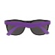 Youth Sized Vibrant Trim Rubberized Sunglasses