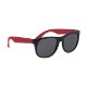 Youth Sized Vibrant Trim Rubberized Sunglasses