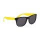 Youth Sized Vibrant Trim Rubberized Sunglasses