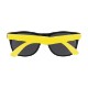 Youth Sized Vibrant Trim Rubberized Sunglasses
