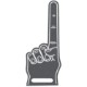 Foam Finger #1 Hand w/ Handle, 17"